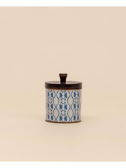 Lovedwell - Frosted Wooden Storage Jar - Small