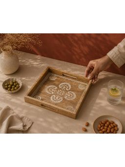 The Pitara Project - Tray Wooden - Gulmohar - (M)