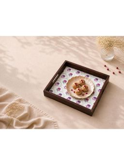 The Pitara Project - Tray Wooden - Enchanted Garden - (S)