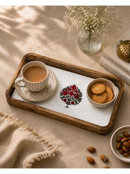 The Pitara Project - Tray Wooden - Noor - Set Of 2