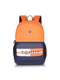Tommy Hilfiger - Unisex Backpack Printed Orange and Navy Blue 8903496184624