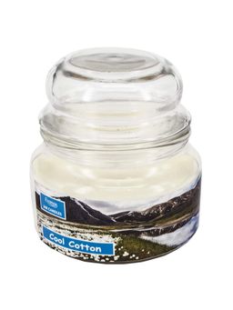 Premsons - Cool Cotton Luxury Scented Glass Jar Candle - 30 Hours Burn Time