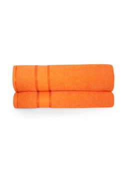 Layers - Everfresh 100% Cotton 380 GSM Bath Towel Marigold (Pack of 2)