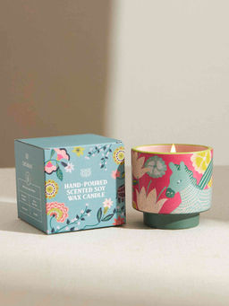 Chumbak - Small Ceramic Jar Candle- Jasmine Tea