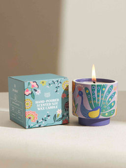 Chumbak - Small Ceramic Jar Candle- First Rain