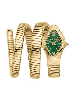 Just Cavalli - Green Dial Cristallo Analogue Women Casual Watch (JC1L307M0035) (M)
