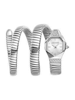 Just Cavalli - Silver Dial Ambra Analogue Women Casual Watch (JC1L370M0015) (M)