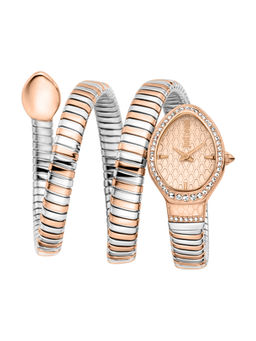 Just Cavalli - Rose Gold Dial Carezza Analogue Women Casual Watch (JC1L372M0065) (M)