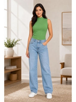 Cider - Solid Asymmetrical Crop Top