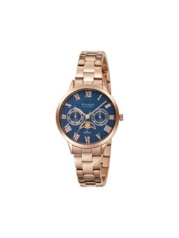 Strand by Obaku - Moon Mini Lapis Moonphase Multifunction Blue Round Dial Womens Watch - S728LMVLSV