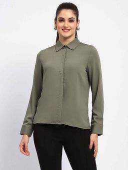 Madame - Solid Green Shirt