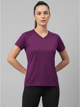 Fitkin - Women’s Plum V-Neck Training T-Shirt
