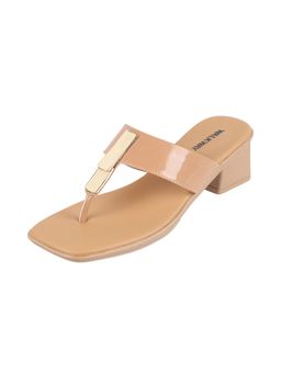 Walkway - Beige Casual Heel Sandals