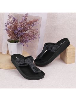 Walkway - Black Casual Sandals