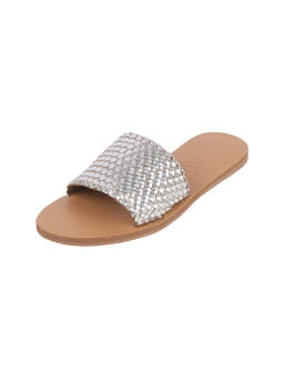 Mochi - Silver Casual Sliders