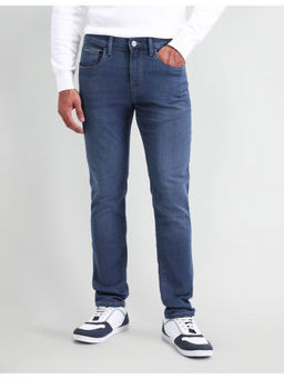 Arrow Sports - Blue Mid Rise Justin Skinny Fit Jeans