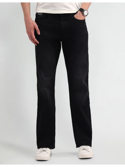 U.S. Polo Assn. Denim Co. - Black Connor Regular Fit Straight Jeans