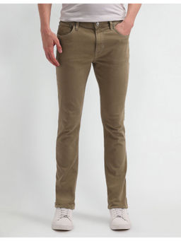U.S. Polo Assn. Denim Co. - Brown Brandon Slim Fit Straight Jeans