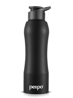 Pexpo - Bistro Knight Black Stainless Steel Fridge Bottle-Sipper (1000ml)