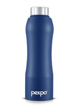 Pexpo - Bistro Denim Blue Stainless Steel Fridge Bottle (1000ml)