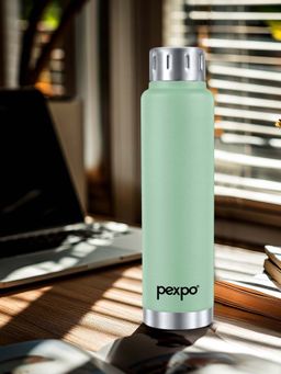 Pexpo - Cameo Sea Green Stainless Steel Vacuum Insulated Hot & Cold Flask (500ml)