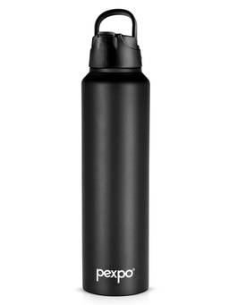 Pexpo - Chico Knight Black Stainless Steel Fridge Bottle-Sipper (1000ml)