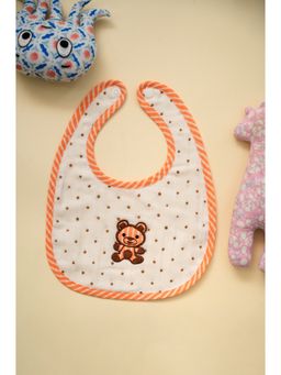 ADYA - Multi-Color Teddy Embroidered Cotton Reversible Bibs