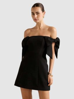 Forever New - Women Black Solid Mini Dress