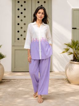 KAFTANIZE - Multi-Color Embroidered Co-Ord Set