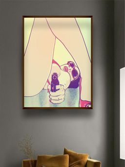 The Art House - Abstract Painting Multicolor (40X30 Inches)