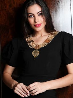 Odette - Stunning Gold Necklace for Women (Set of 2)