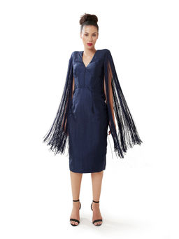 MODO CALDO - Navy Blue Starless Sea Dress