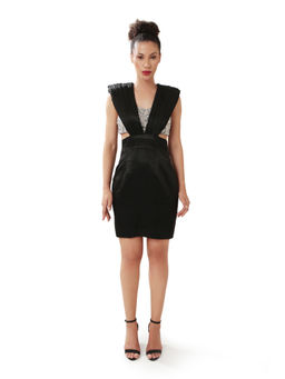 MODO CALDO - Black Starlight Dress with Bustier