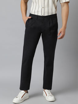 Subtract - Comfort Fit Organic Cotton Stretch Chino in Black