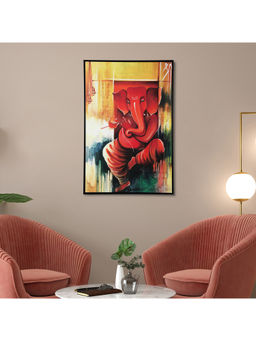 HomeTown - Devotion Synthetic Painting In Multi-Color