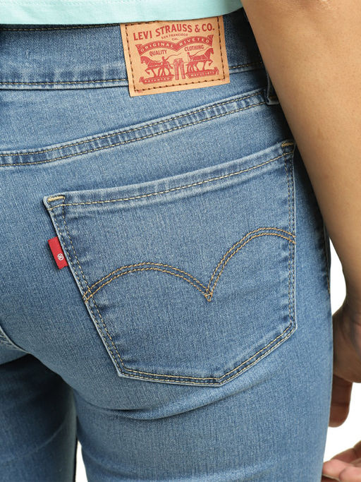 Blue Jeans Levis Skinny Femme Buy Levi's Women's 710 Blue Mid