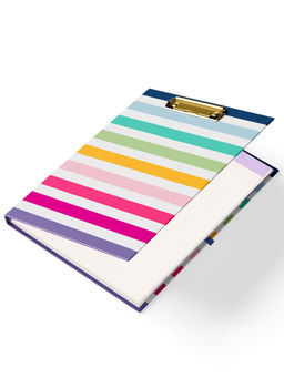 Happywagon - Rainbow Ribbon Clipfolio with Notepad