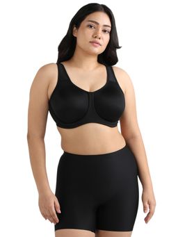 Wacoal - Sport Non-Padded Wired Full Coverage Full Support High Intensity Sports Bra - Black