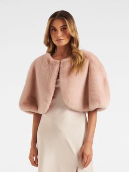 Forever New - Clarissa Faux Fur Cape