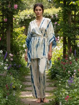 HOUSE OF JAMOTI - Blue Marble Co-Ord Set