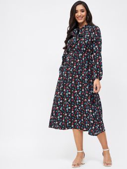 Kibo - Black Polyester Dress