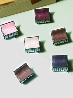 Yellow Chimes - Set of 4 Assorted Glitter Hair Claw Clips