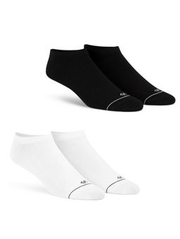 Dynamocks - Men & Women Combed Cotton Ankle Length Socks - Multicolor (Pack of 2)
