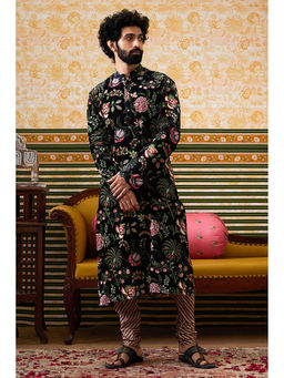 Soup by Sougat Paul - Mehr Printed Kurta (Set of 2)