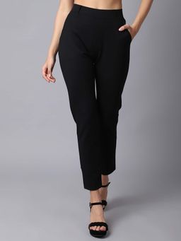 Cantabil - Women Black Solid Regular Fit Casual Jeggings