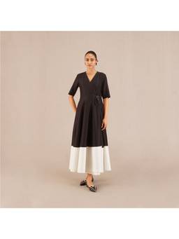AMPM - Alizeh Black Dress With Belt (Set of 2)