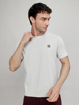 Rock.it - Men's Grey Regular Fit Half Sleeve T-Shirt