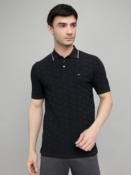 Monte Carlo - Men's Black Regular Fit Polo T-Shirt
