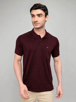 Monte Carlo - Mens Printed Regular Fit Half Sleeve Jacquard Polo T-Shirt