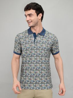 Monte Carlo - Mens Printed Half Sleeve Polo T-Shirt